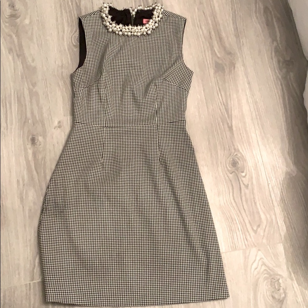 Betsy Johnson dress with embellished collar